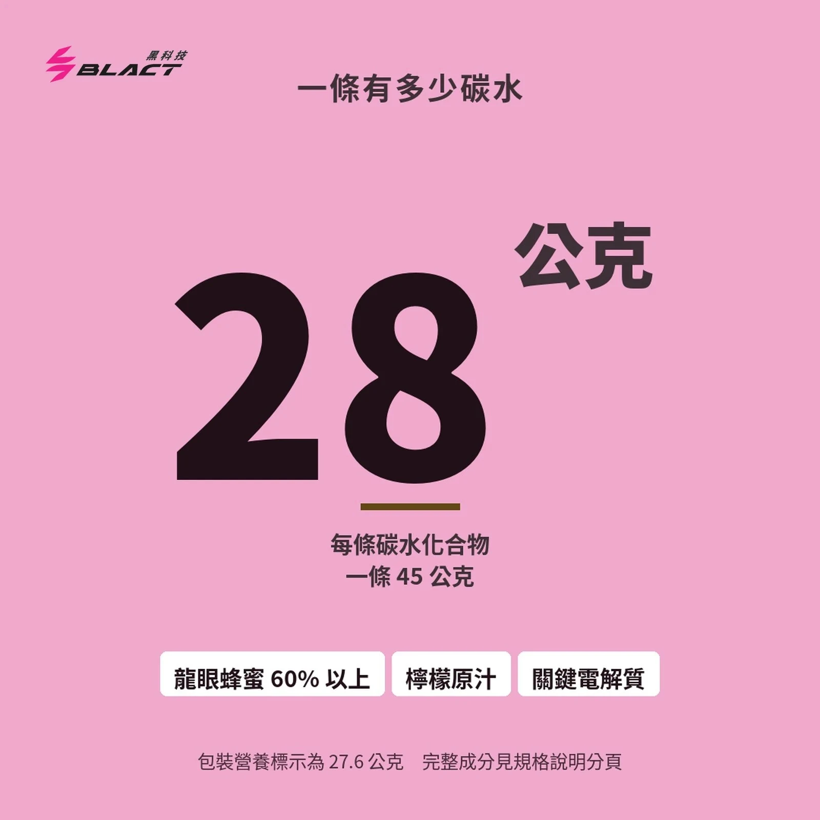 BLACT蜂蜜檸檬果膠